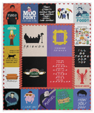 Mr.Jyotis Friends Blanket, Friends Tv Show Signature Actors Thank You for The Memories Best Gift Christmas Quilt Blanket Fleece Sherpa Blanket - VPM Cozy Plush Fleece Blanket - 50x60