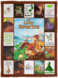 The Land Before Time Blanket, The Land Before Time Movie Fleece, Sherpa Blanket VPS Cozy Plush Fleece Blanket - 30x40