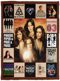 Charmed Blanket TV series Fleece Sherpa Blanket Three Witch Sisters - Halliwell VPS Cozy Plush Fleece Blanket - 30x40