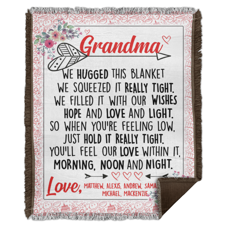 Matthew, Alexis, Andrew, Samantha, Michael, Mackenzie - WB56 Woven Blanket - 50x60