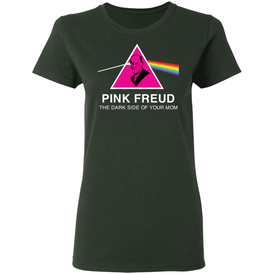 Pink Freud The Dark Side Of Your Mom T-Shirt Womens Morden