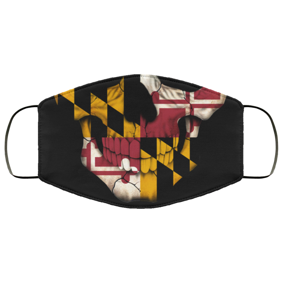 Marylander Skull Maryland State
