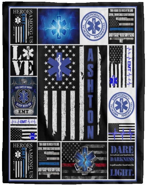 ASHTON - VPL Cozy Plush Fleece Blanket - 60x80