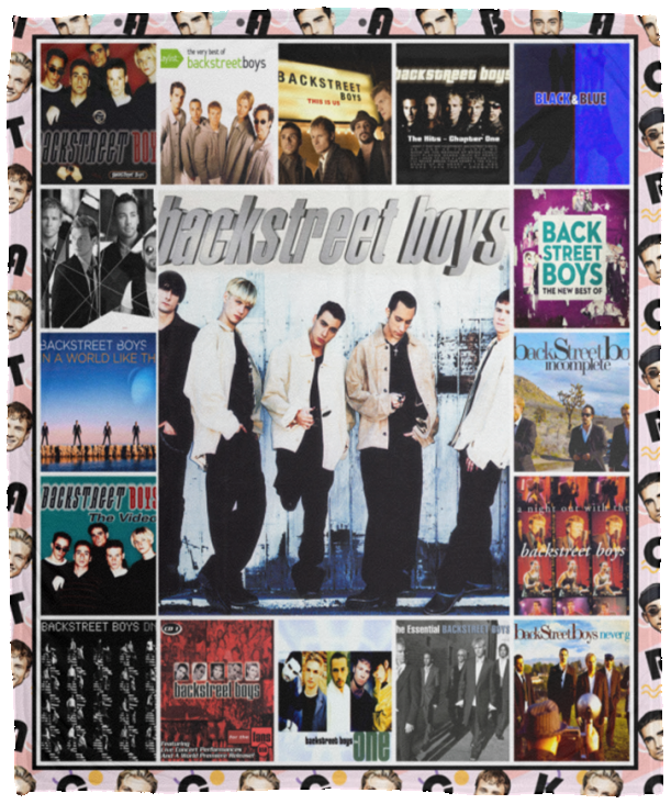 Backstreet Boys Blanket, Backstreet Boys Fleece, Sherpa Blanket For Fans VPM Cozy Plush Fleece Blanket - 50x60