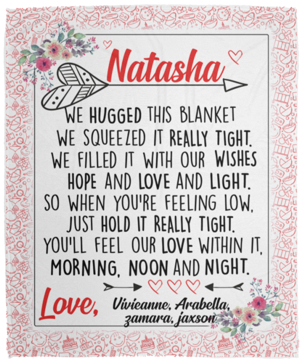 Vivieanne, Arabella, zamara, jaxson  - VPM Cozy Plush Fleece Blanket - 50x60