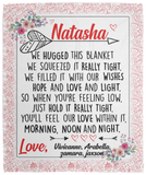 Vivieanne, Arabella, zamara, jaxson  - VPM Cozy Plush Fleece Blanket - 50x60
