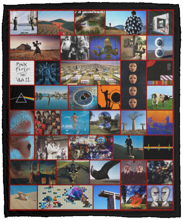 Pink Floyd Albums Blanket Pink Floyd For Fans Quilt Fleece Sherpa Throw Blanket - VPM Cozy Plush Fleece Blanket - 50x60
