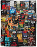Stephen King Blanket, The Full Collection of Stephen King Books Fleece Blanket VPL Cozy Plush Fleece Blanket - 60x80