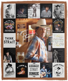 George Strait Blanket George Strait Quotes Quilt Fleece Sherpa Throw Blanket - VPM Cozy Plush Fleece Blanket - 50x60