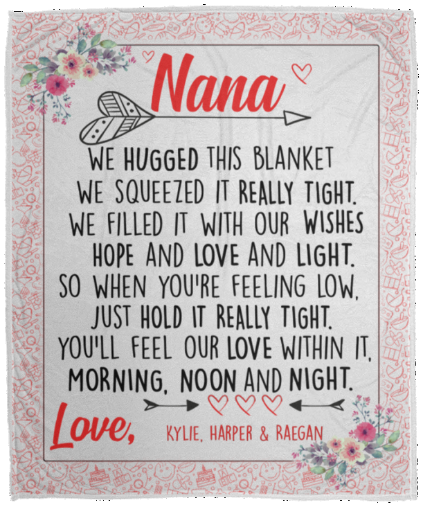 Kylie, Harper & Raegan VPM Cozy Plush Fleece Blanket - 50x60