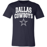 Dallas Cowboys Shirt T-Shirt Football Jersey Decal Flag Gear Mens Womens Apparel 3001C Unisex Jersey Short-Sleeve T-Shirt
