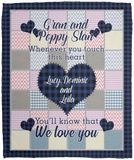 Lucy, Dominic and Leila 50x60 - VPM Cozy Plush Fleece Blanket - 50x60