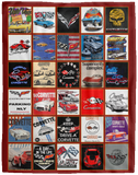 Corvette Blanket, Corvette Fleece, Sherpa Blanket VPL Cozy Plush Fleece Blanket - 60x80