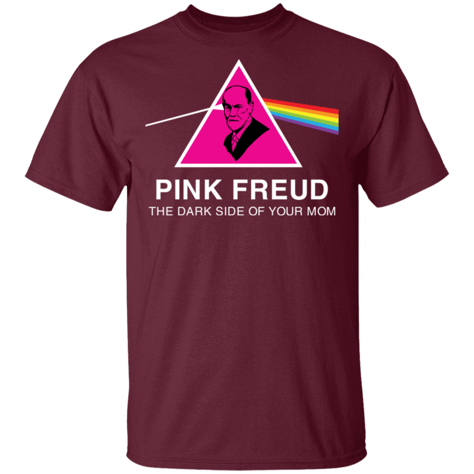 Mr.Jyotis Pink Freud The Dark Side of Your Mom Mens Morden T-Shirt