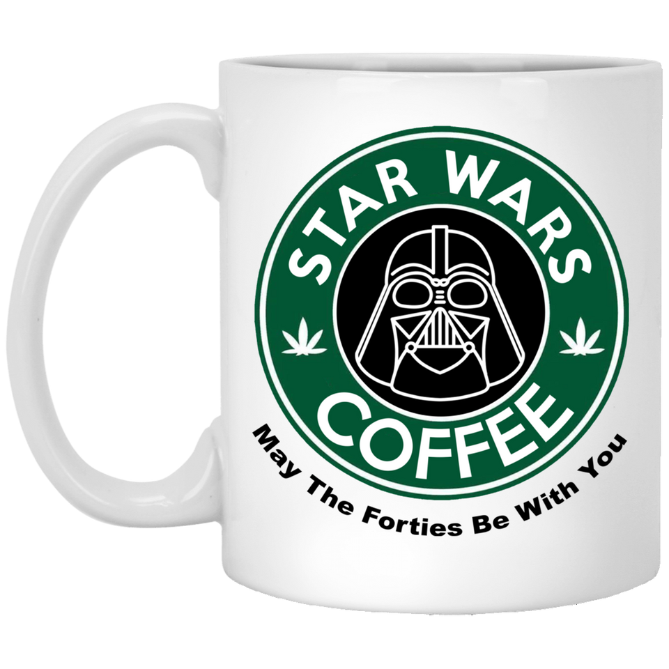 May The Forties Be With You 11 oz. White Mug