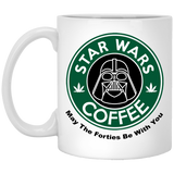 May The Forties Be With You 11 oz. White Mug