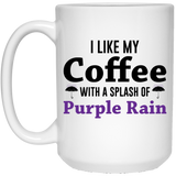 Prince Purple Rain Funny Coffee Mug, Novelty Present, Unique Coffee Mug 15Oz