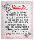 Yaya, Jackson, James, Mia VPM Cozy Plush Fleece Blanket - 50x60