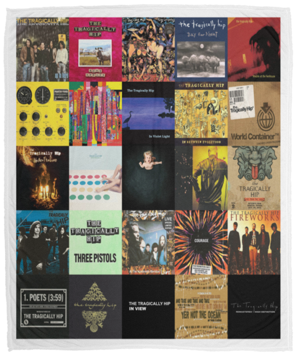 The Tragically Hip Blanket, The Tragically Hip Quilt, Fleece, Sherpa Blanket VPM Cozy Plush Fleece Blanket - 50x60