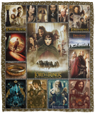 The Lord Of The Rings Blanket Fleece Sherpa Throw Quilt Blanket for Bedroom Sofa - VPM Cozy Plush Fleece Blanket - 50x60