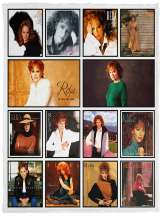 Reba McEntire Blanket, Reba McEntire For Fan Quilt, Fleece, Sherpa Blanket VPS Cozy Plush Fleece Blanket - 30x40