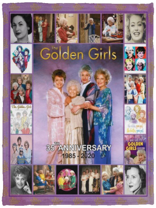 The Golden Girl Blanket, The Golden Girls TV Series Fleece, Sherpa Blanket VPS Cozy Plush Fleece Blanket - 30x40