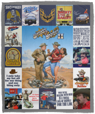 Smokey And The Bandit Blanket, Smokey And The Bandit Movie Fleece, Sherpa VPM Cozy Plush Fleece Blanket - 50x60