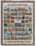 10 years on the road Mom and Dad - VPL Cozy Plush Fleece Blanket - 60x80