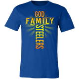 God Family Steelers T-Shirt Steelers Fan Unisex Jersey Short-Sleeve Tshirt