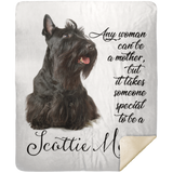 Scottie Mom MSHM Premium Mink Sherpa Blanket 50x60