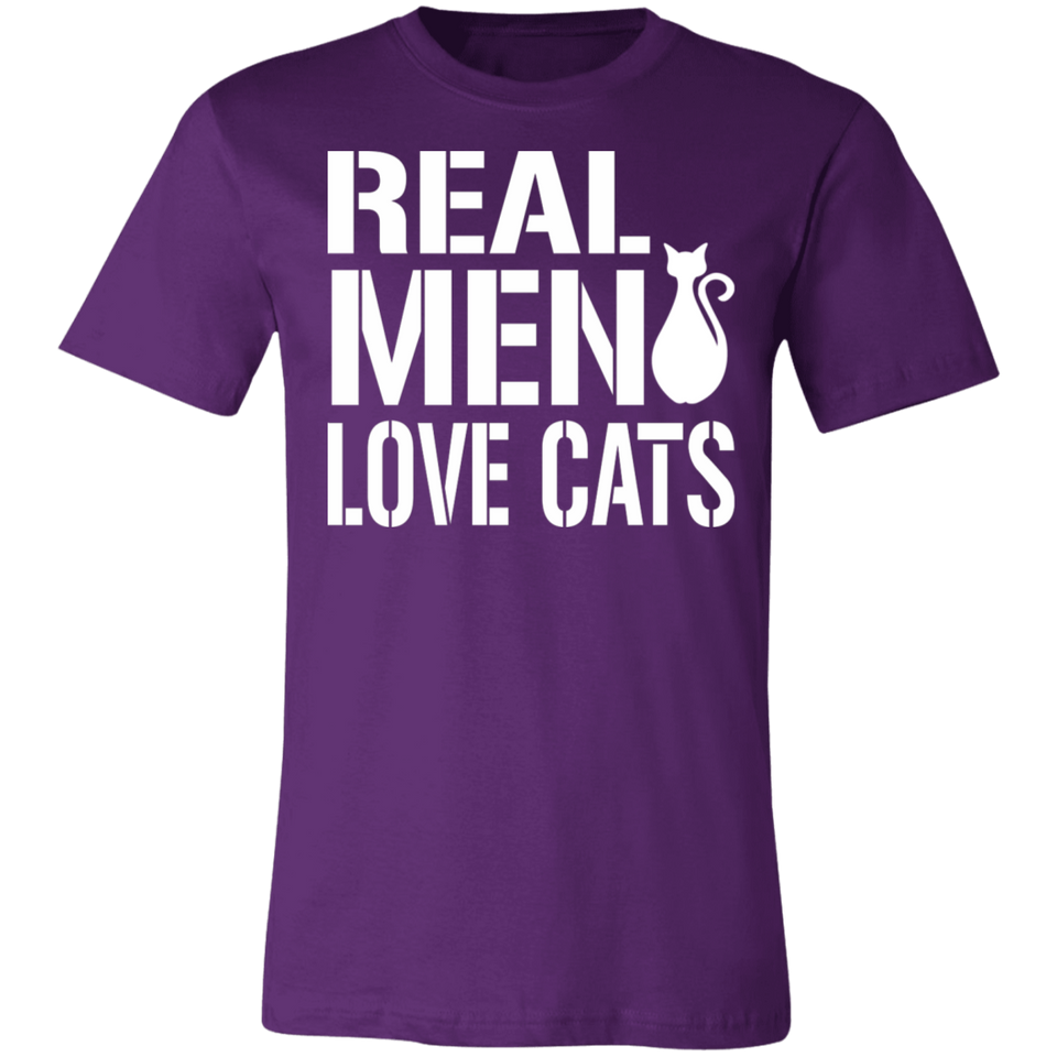 Real Men Love Cats Shirt Awesome Cats Lover T-Shirt
