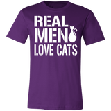 Real Men Love Cats Shirt Awesome Cats Lover T-Shirt