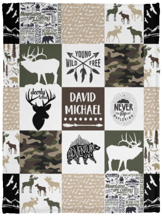 David Michael - VPS Cozy Plush Fleece Blanket - 30x40