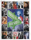 Miracle on 34th Street Blanket, Christmas Movie Fleece, Sherpa Blanket VPL Cozy Plush Fleece Blanket - 60x80