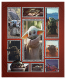 Baby Yoda Blanket, Star Wars Blanket - Baby Yoda Quilt Fleece, Sherpa Blanket - Cozy Plush Fleece - 50"x60"
