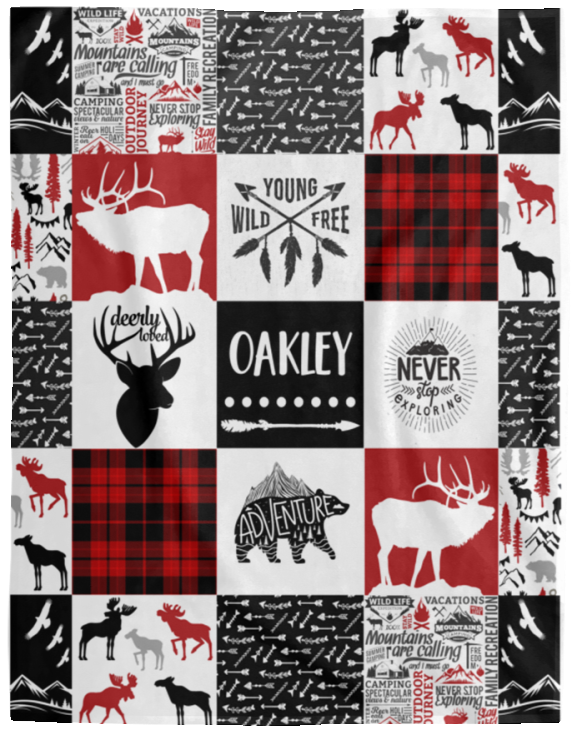 Oakley - VPL Cozy Plush Fleece Blanket - 60x80