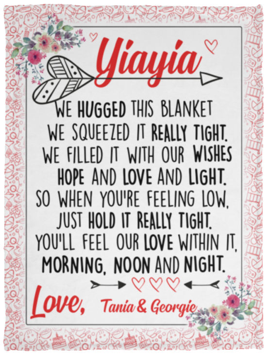 Tania & Georgie - VPS Cozy Plush Fleece Blanket - 30x40