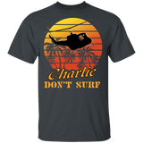Charlie Don't Surf Vintage Retro T-Shirt Apocalypse Now - G500 Mens