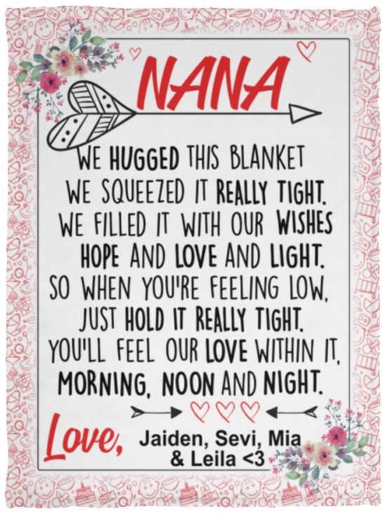 Jaiden, Sevi, Mia & Leila - VPS Cozy Plush Fleece Blanket - 30x40