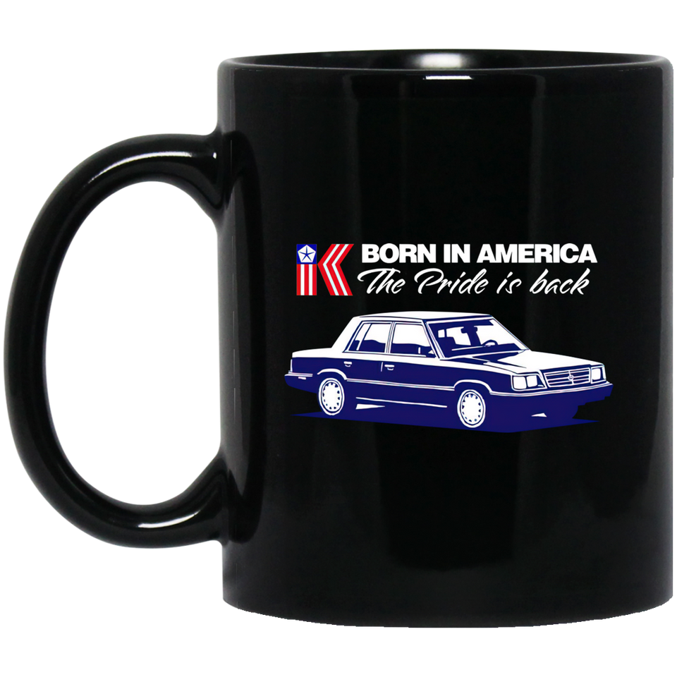 Retro, Chrysler, Plymouth, K-CAR, Reliant K, Aries K Mug Coffee Mug Black Mug 11oz