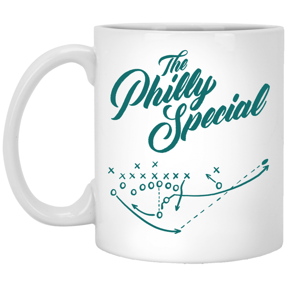 The Philly Special Eagles Nick Foles Trick Play Coffee Mug Philly Special Mug - Funny Philadelphia Eagles Superbowl Mug, 4th Down Play, Nick Foles Touchdown, Special Football Mug 11oz