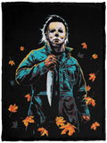 Halloween Michael Myers Ultra-Soft Warm Micro Fleece Throw Blanket Sherpa D17 VPS Cozy Plush Fleece Blanket - 30x40