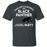 Jennifer Corrigan Mens Oakland California 1966 Black Panther Party Tshirt T-Shirt T Shirt