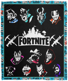 Fortnite Game Quilt Blanket Fleece Sherpa Throw Blanket Bedroom Sofa VPM Cozy Plush Fleece Blanket - 50x60