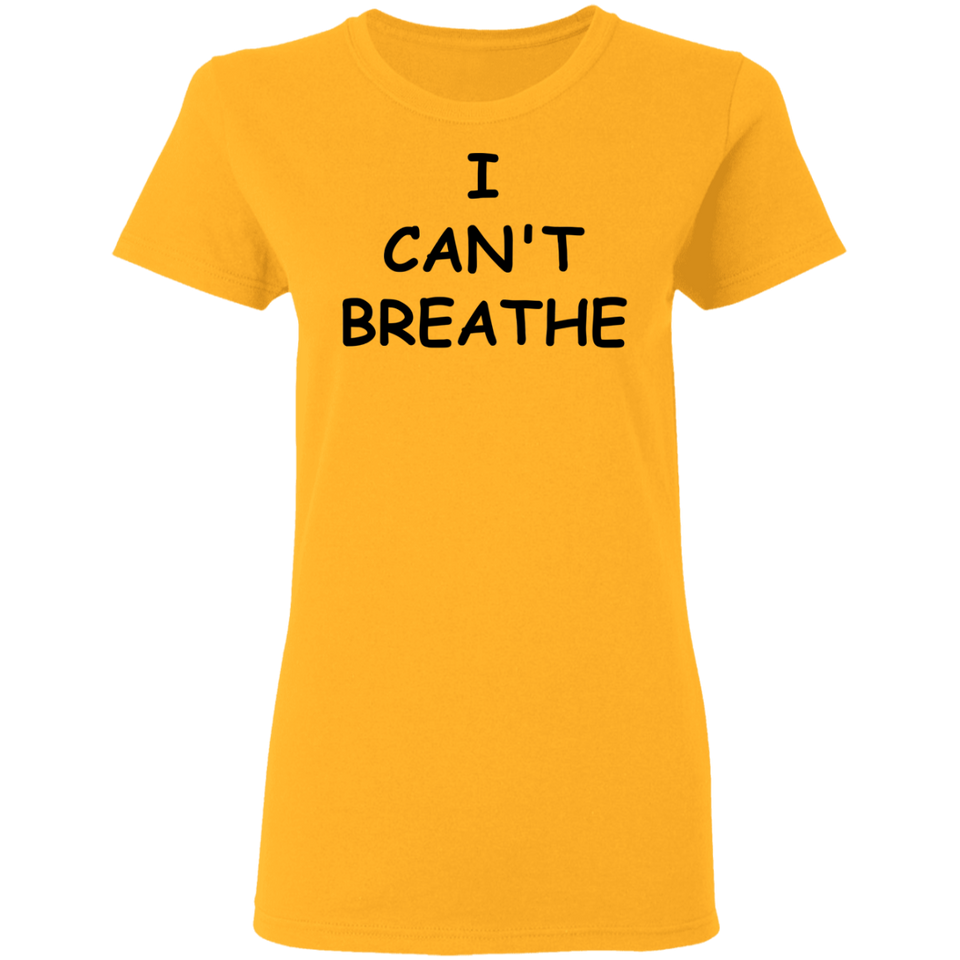 I Cant Breathe Mens Shirts Protest Tees Black Lives Matter END Police Brutality Now