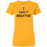 I Cant Breathe Mens Shirts Protest Tees Black Lives Matter END Police Brutality Now