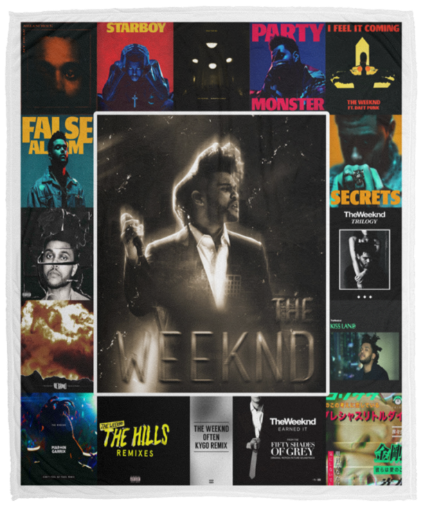 The Weeknd Blanket The Weeknd For Fans Quilt Fleece Sherpa Throw Blanket VPM Cozy Plush Fleece Blanket - 50x60