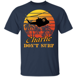 Charlie Don't Surf Vintage Retro T-Shirt Apocalypse Now - G500 Mens