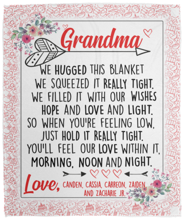Canden, Cassia, Carreon, Zaiden, and Zacharie Jr. - VPM Cozy Plush Fleece Blanket - 50x60