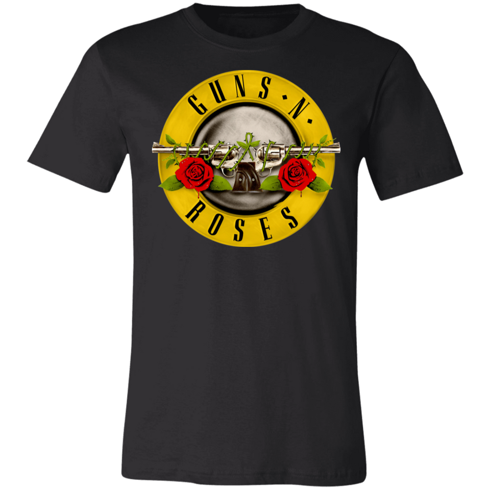 Guns N' Roses Bullet Logo Unisex Jersey Short-Sleeve T-Shirt Guns Nx0027 t Shirt